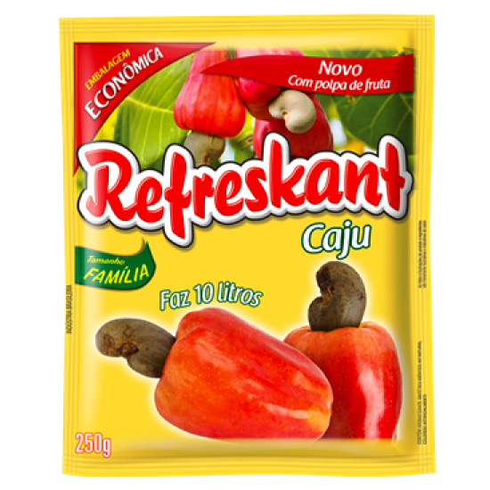 Refresco Em Pó Refreskant 25G Caju